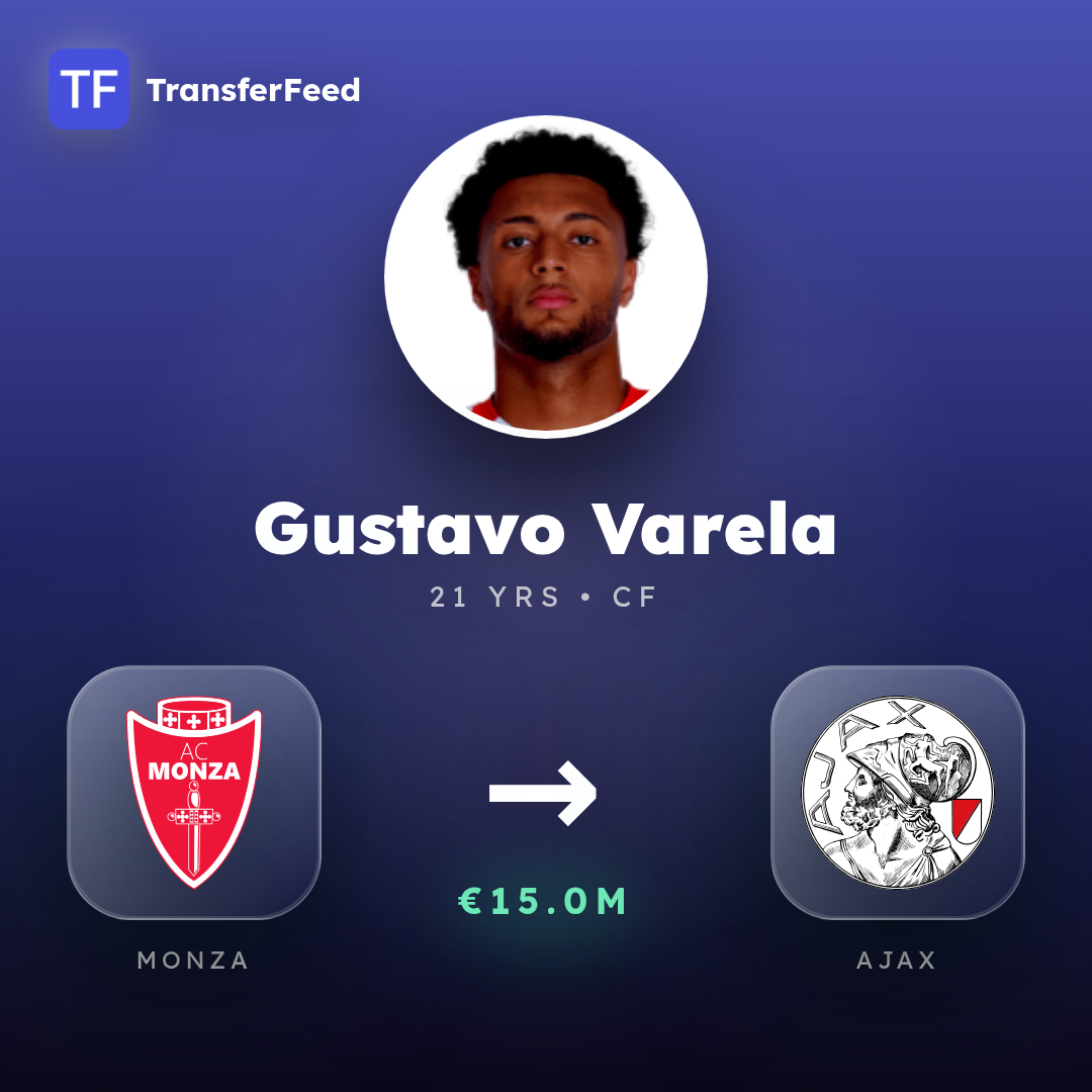 Gustavo Varela transfer card