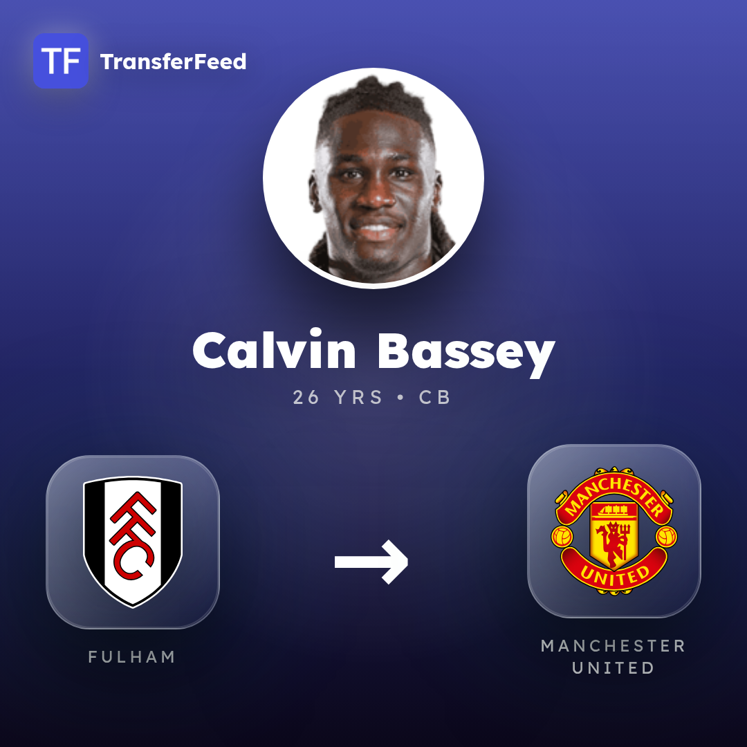 Calvin Bassey transfer card
